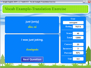 Vocab Example-Translation Exercise (Answer)